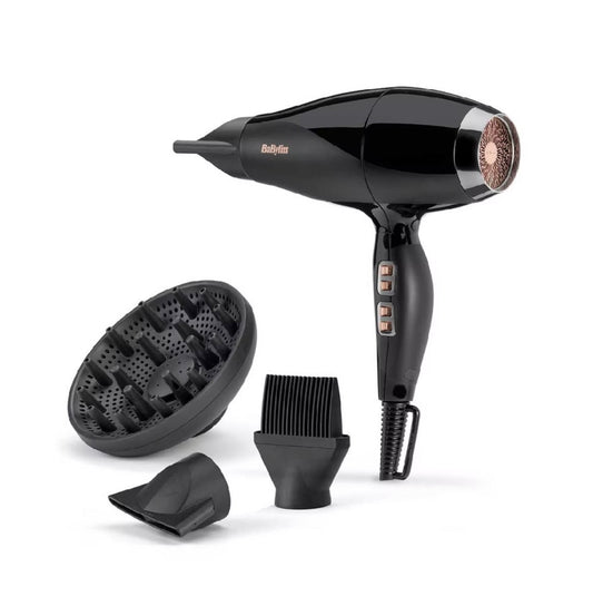 BaByliss Opulence Hair Dryer with Diffuser, Rose Gold RRP £67.50 - William George