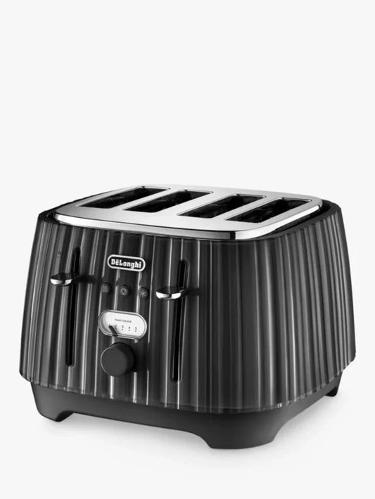 De'Longhi Ballerina 4-Slice Toaster, Black RRP £73.99 - William George