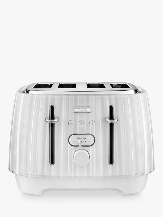 De'Longhi Ballerina 4 Slice Toaster White - William George