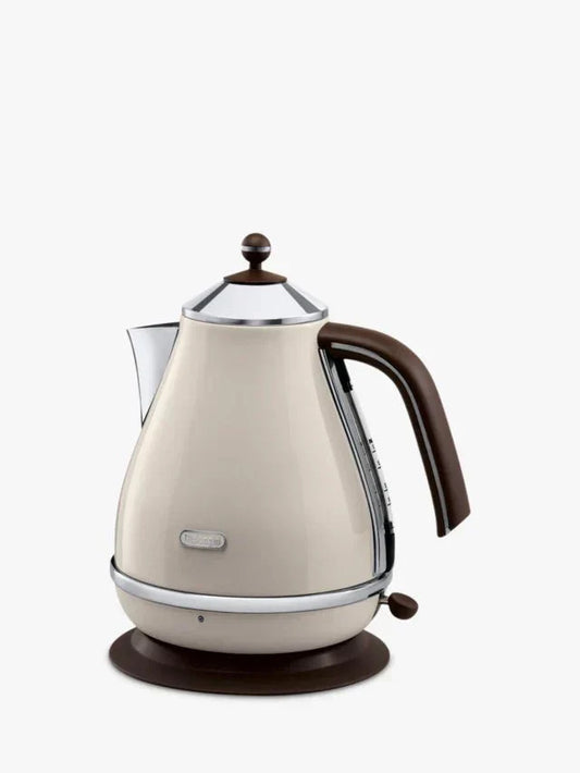 De'Longhi KBOV3001BG Vintage Icona Kettle, Cream RRP £114.99 - William George