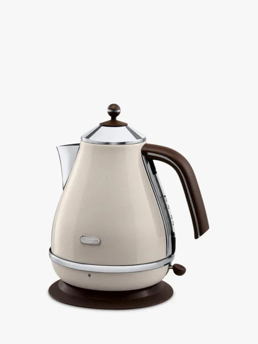 De'Longhi KBOV3001BG Vintage Icona Kettle, Cream RRP £114.99 - William George