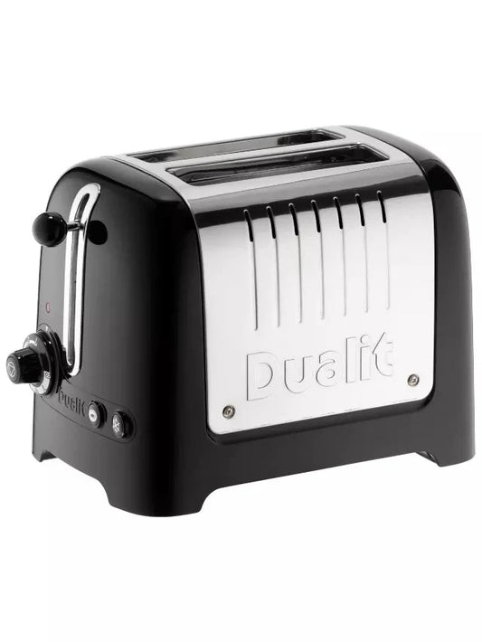 Dualit Lite 2-Slice Toaster with Warming Rack, Gloss Black RRP £89.99 - William George