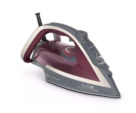 Tefal Ultraglide+ AntiScale Steam Iron, Grey/Purple RRP £44.99 - William George